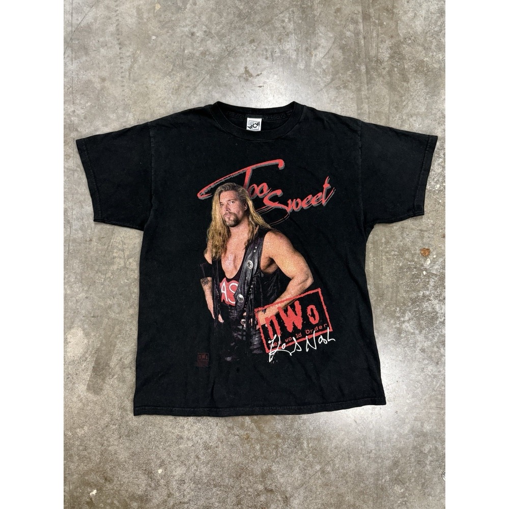 Vintage WCW NWO Kevin Nash 'Too Sweet' Shirt Size Large‎